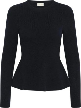 Part Two Carina PW Pullover - Dames - Ronde hals truien - Blauw - XL - Wol - Truien & Vesten