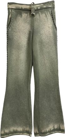 Amiri Spray Painted Lounge Pants in Khaki Cashmere