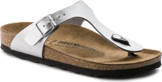 Birkenstock Womens Regular Width Gizeh In Silver