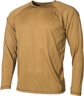 MFH Mens US Level I Gen III Undershirt Coyote Tan Size L