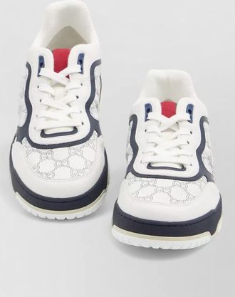 Gucci re web sneakers hammer leather pattern