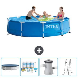 Intex Piscina Con Estructura Redonda - 305x76 Cm - 5-piezas Scb6
