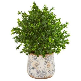 Nearly Natural 18-in Sweet Grass Artificial Plant in Floral Vase in Green at Nordstrom