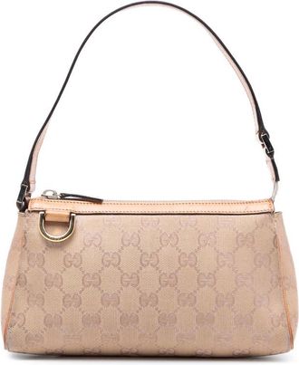 Gucci Pre-owned Gucci GG Canvas Abbey D Ring Pochette 145750 002404