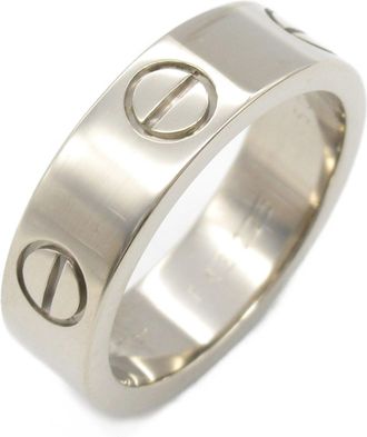 Cartier Silver White Gold (18K) Band Ring (Pre-Owned)