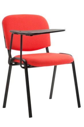 Clp Silla Conferencia Ken Con Mesa Plegable & En Tela Rojo