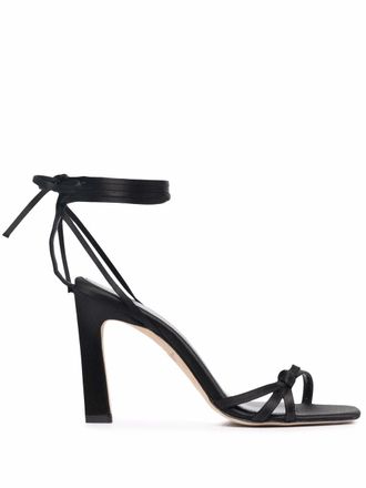 Dee Ocleppo Leren sandalen - Zwart