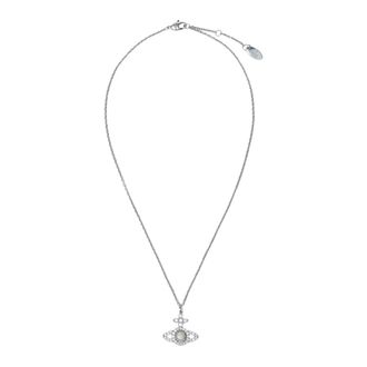 Vivienne Westwood Necklaces, female, Gray, Size: ONE SIZE Olympia Pearl Pendant