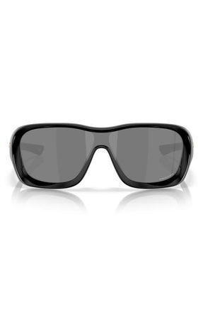 Oakley 130mm Prizm Shield Sunglasses in Shiny Black at Nordstrom