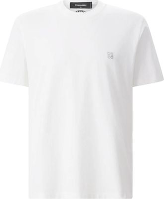 Dsquared2 T-shirts - Heren - T-shirts - Wit - XL - Tops