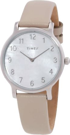 Timex Metropolitan Quartz MOP Dial Ladies Watch TW2T35900