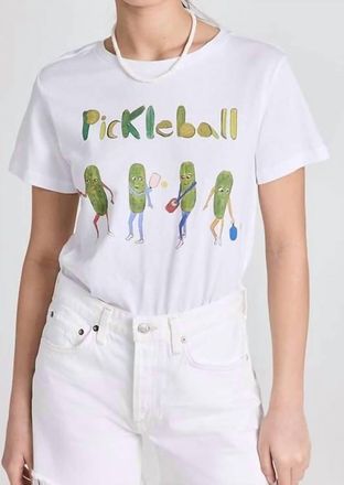 Unfortunate Portrait Pickleball T-Shirt In White