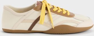 Charles & Keith Nylon & Leather Sneakers