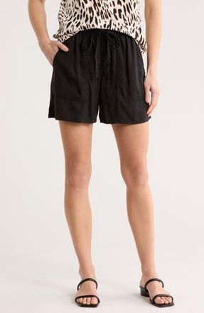 Sanctuary Pull-On Shorts in Washed Black at Nordstrom Rack, Size X-Large