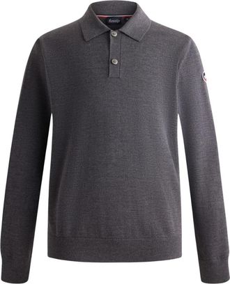 Fusalp Clovon Sweater - Heren - Ronde hals truien - Grijs - S - Wol - Truien & Vesten