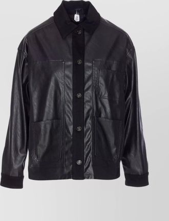 Liu Jo stylish short leather effect jacket