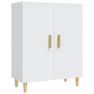 vidaXL Aparador De Madera Contrachapada Blanco 70x34x90 Cm Vidaxl