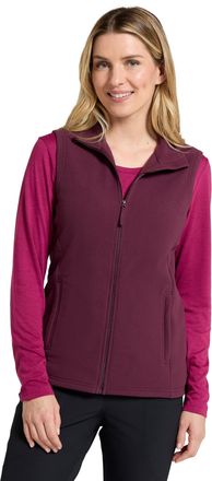 Mountain Warehouse Camber Womens Gilet - Lightweight Sleeveless Jacket, Microfleece Bodywarmer, Breathable Vest, Zipped Side Pockets - For Spring Summer, Camping, Hiking
