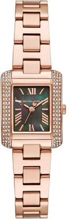 Michael Kors Emery Horloge - Dames - Horloges - Roze - ONE Size - Accessoires