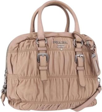 Prada Borsa in Pelle Pre-owned - - Pre-owned - Donna - Beige - ONE SIZE