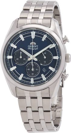 Orient Contemporary Chronograph Blue Dial Mens Watch RA-TX0303L