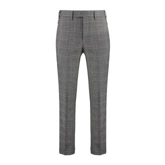 PT01 Kostuumbroek van scheerwol - Heren - Nette broeken - Grijs - 2XL - Wol - Broeken
