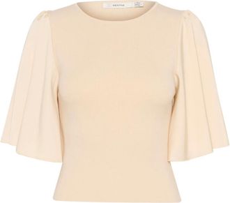 Gestuz Mujer, Blusas y Camisas, Beige, Talla: 2XS