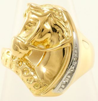 C&A Platinum Yellow Gold Yellow Gold (18K) Platinum 900 Band Ring (Pre-Owned)