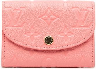 Louis Vuitton Monogram Empreinte Pink Leather Wallet (Bi-Fold) (Pre-Owned)