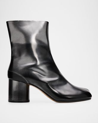 Maison Margiela Tabi Bicolor Leather Ankle Boots