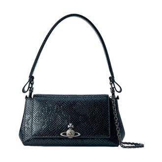 Vivienne Westwood Shoulder Bags, female, Black, Size: ONE SIZE Hazel Medium Handbag