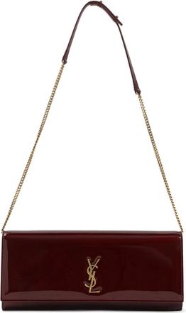Saint Laurent Tassen, Dames, Bruin, ONE Size, Leer, Kate Baguette