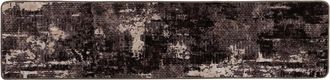 vidaXL Pasillo De Alfombra Marsa Negro 80 X 450 Cm Poli&eacute;ster Y Pvc Vidaxl