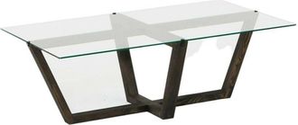 Dmora Mesa De Caf&eacute; Daaboubo, Mesa De Centro Baja, Revistero Para Sof&aacute;, Estante De La Sala De Estar, 105x65h35 Cm, Antracita - Dmora