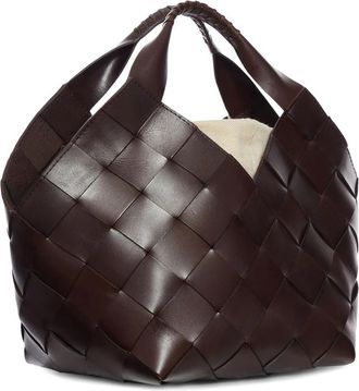 Dragon Diffusion Small Woven-design Tote Bag