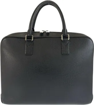 Louis Vuitton Black Taiga Leather Briefcase (Pre-Owned)