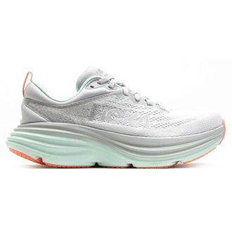 Hoka One One Hoka Bondi 8 Textile Womens Running Trainers - Stardust Aqua Breeze - Size:UK 5