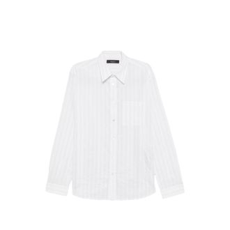 Gucci Striped-pattern Chest-pocket Shirt