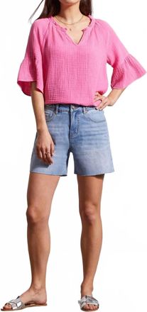 Tribal Audrey Girlfriend Denim Short In Beach Wash