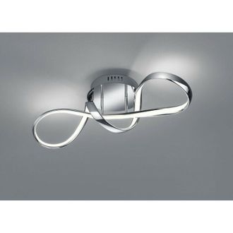 Reality Reality Leuchten - Plaf&oacute;n Perugia Dise&ntilde;o Arco Cromo Led Dimmer 4000k Trio Iluminaci&oacute;n