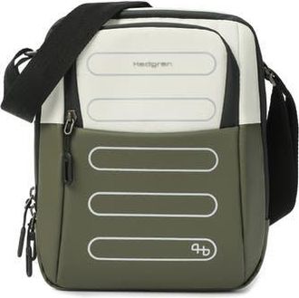 Hedgren Relax RFID Crossbody Bag in Coated Olive/Natural at Nordstrom Rack