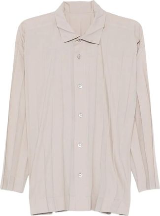 Homme Plissé Issey Miyake Camicia plissettata - Toni neutri