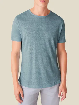 Luca Faloni French Blue Linen Jersey OFFLINE