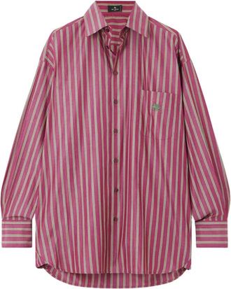 Etro Losvallend Poplin Overhemd met Zakken - Dames - Overhemden - Veelkleurig - XS - Overhemden