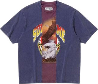 SUPREME x MM6 Maison Margiela Split S/S T-Shirt Navy SUP-SS26-104-NVY