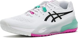 Asics Gel-Resolution X Mens Tennis Shoes White/Aurora Green : 11.5 D - Medium