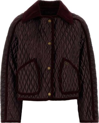 Burberry Purple Nylon Jacket
