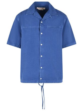Marni Blue Cotton Shirt