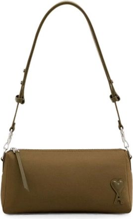 Ami Marcel Nylon Schoudertas - Dames - Schoudertassen - Groen - ONE Size - Nylon - Tassen
