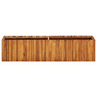 Berkfield Home Garden Raised Bed 200x30x50 cm Solid Acacia Wood in Brown | Size: 200 x 30 x 50 cm
